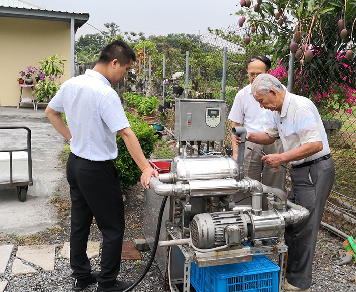 考察台灣超微氣泡機